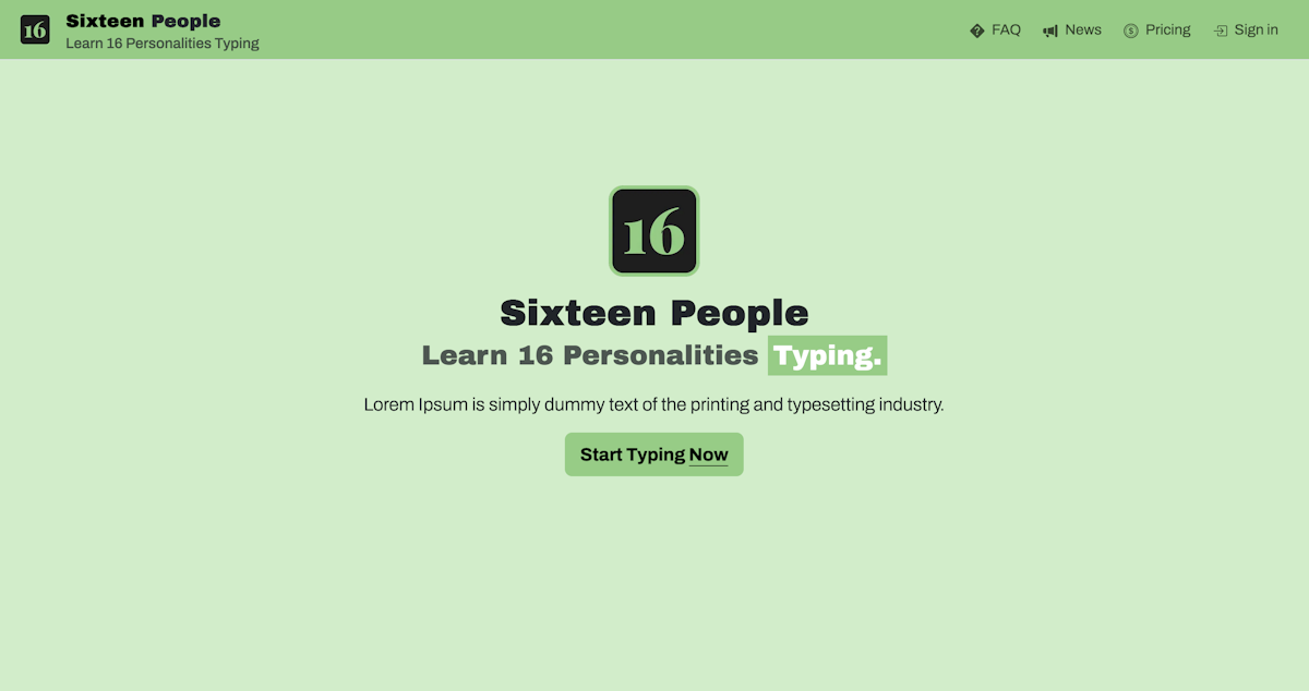Sixteen People